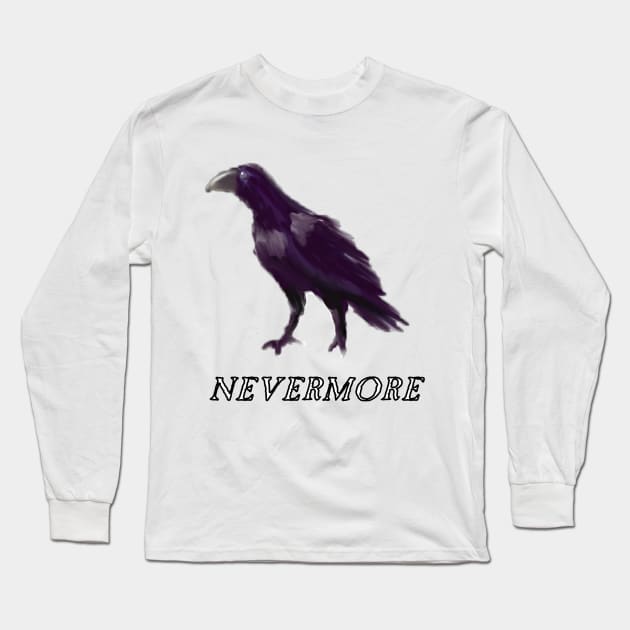 Quote the Raven Long Sleeve T-Shirt by TwilightEnigma